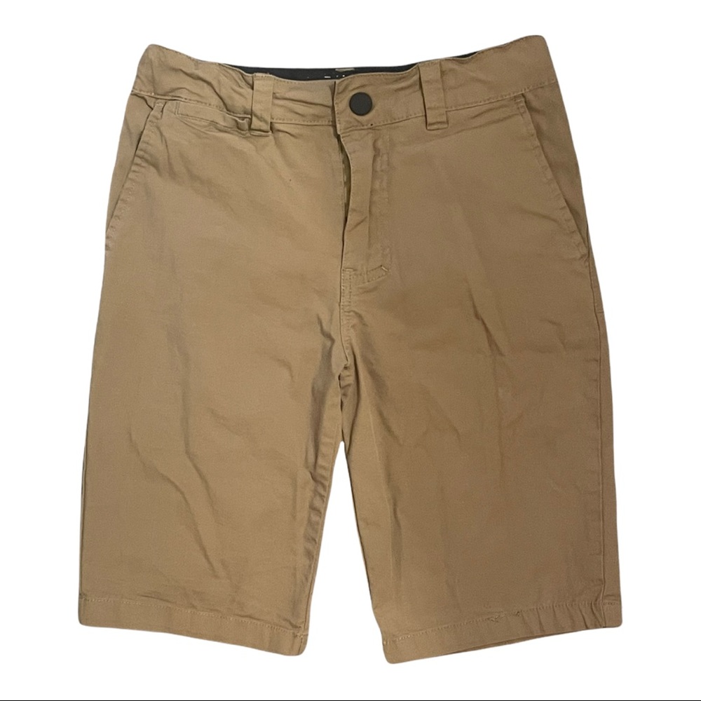 Ocean Current Boys Khaki Flat Front Outdoor Shorts